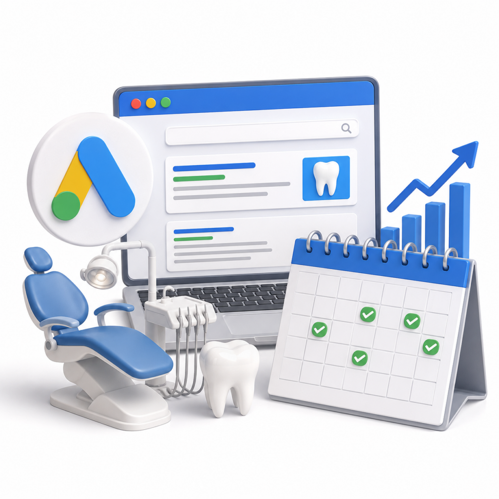 How Google Ads Helps Dentists Fill Their Appointment Calendar